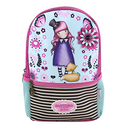 SANTORO GORJUSS Mochila Pequena Para Carr Mochila, Ninas, Turquesa (Turquesa)