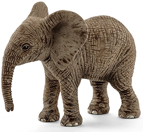 Schleich - Set de 3 figuras Familia de Elefantes Africanos. Elefante Macho, Elefante Hembra y Cría de Elefante