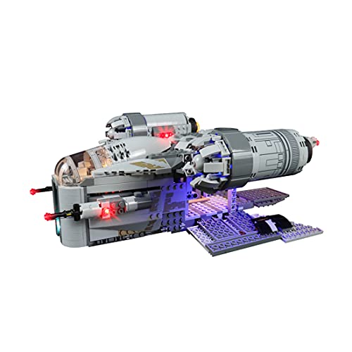 SENG Juego de iluminación LED compatible con Lego 75292 Star Wars El Mandaloriano – Razor Crest Modelo (no incluido)