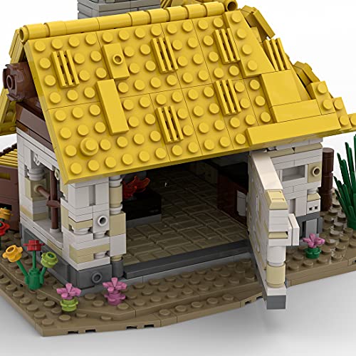 SENG MOC-58003 - Kit de construcción modular para casa (1025 piezas, modelo de arquitectura medieval, compatible con Lego 21325)