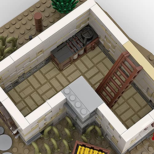 SENG MOC-58003 - Kit de construcción modular para casa (1025 piezas, modelo de arquitectura medieval, compatible con Lego 21325)