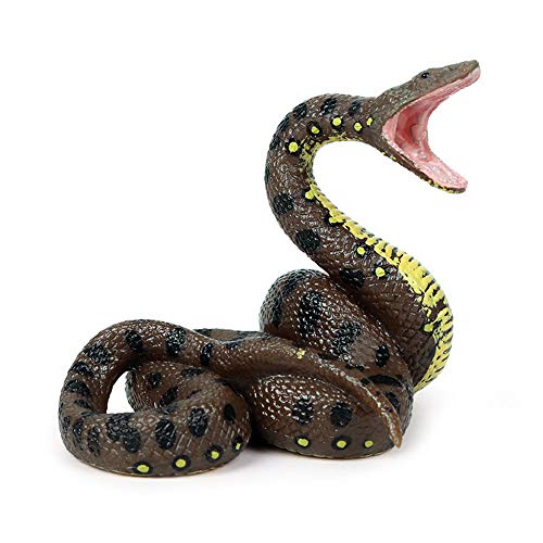 Serpiente de Juguete de Plástico, Juguete de Serpiente de Simulación, Modelo de Serpiente de Gran pitón, Adecuado para Serpiente Regalo Interesante Juguete Broma para Holloween