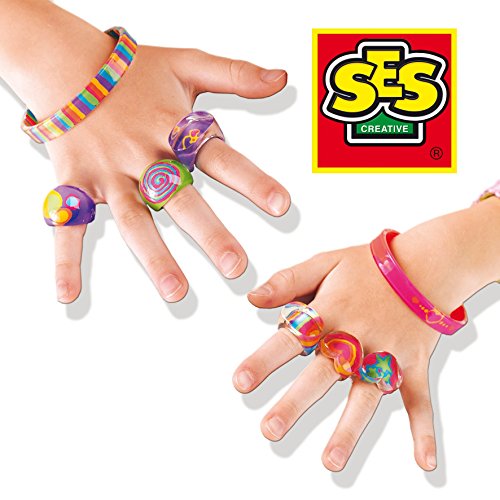 SES- Pulseras y Anillos Creative, Multicolor (01007)