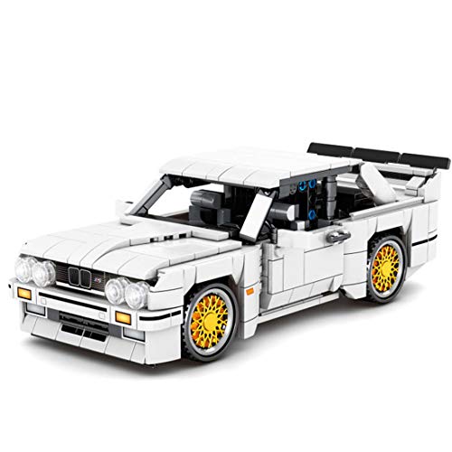 SESAY Modelo de coche de carreras de tecnología para BMW E30, Sembo 8305, con bloques de construcción compatibles con Lego Technic – 678 piezas