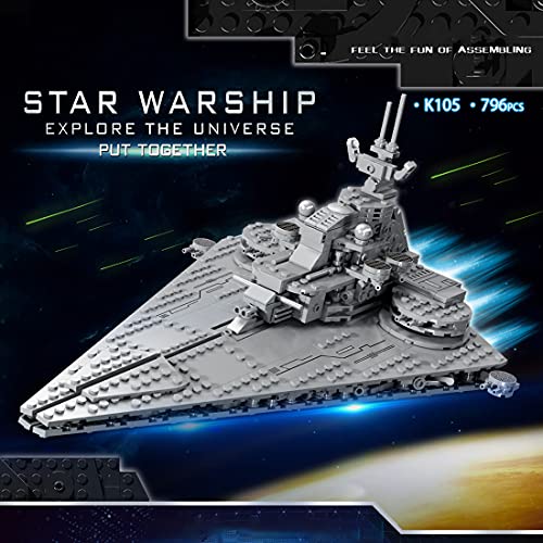 SESAY Star Imperial Destroyer Modelo 796+ piezas Super Wars UCS Destructor de estrellas compatible con Lego Star Wars