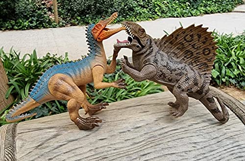 Set de 3 Dinosaurios con Movilidad, Figuras de Dinosaurios de Aspecto Realista, Dinosaurios Jurassic World con Movimientos articulados. Juguete para niños y niñas 20cm