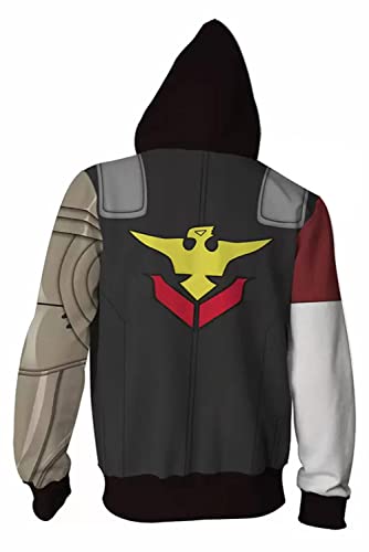 SETHOUS Sudadera de vaquero Bebop con capucha Jet Black Cosplay Sudadera Anime Disfraz Chaqueta