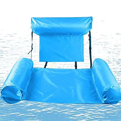 Settoo Hamaca Piscina, Respaldo Flotante Inflable, Cama Flotante Inflable, Silla De Salón Recreativa De Agua Portátil Duradera, Fiesta De Verano, Juguetes De Playa