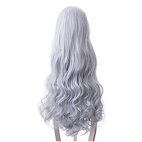 Seupeak Aplicar a ERI Horne Clip con Llavero de Cosplay My Hero Academia 4 Eri Traje Cabello Largo (Color : Blue)