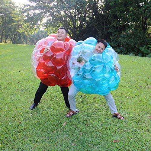 Shangle-sunshine - Bolas de burbuja hinchables para niños (rojo/puro/azul/puro, 36 pulgadas)