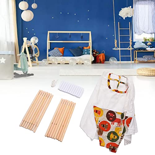 Shanrya Tienda de Campaña para Niños, Tienda de Campaña para Niños de Colores Brillantes, Poliéster Y Algodón para Uso en Exteriores, para Picnic en el Hogar, para Niños Y Niñas(León)