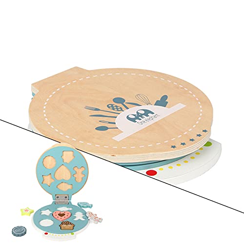 Sharplace 1 Juego Mini máquina de Hacer gofres de Juguete, máquina de gofres en Miniatura, Comida, Juego de simulación, Juego de Cocina, Juego de simulación