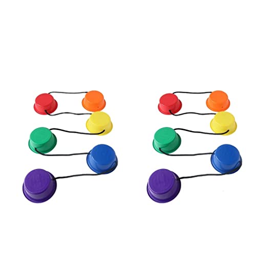 sharprepublic Juego de 2 Bloques de Equilibrio de Aprendizaje Temprano de Piedras Escalonadas para Niños de 4 a 6 años