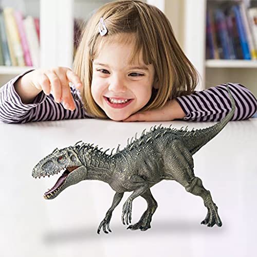 sharprepublic Tyrannosaurus Rex, Niños Jurásico Tyrannosaur Rex Figuras de Acción Boca Móvil, Dinosaurio Animales Modelo, Niños Juguete Regalo - Un Indominus Rex