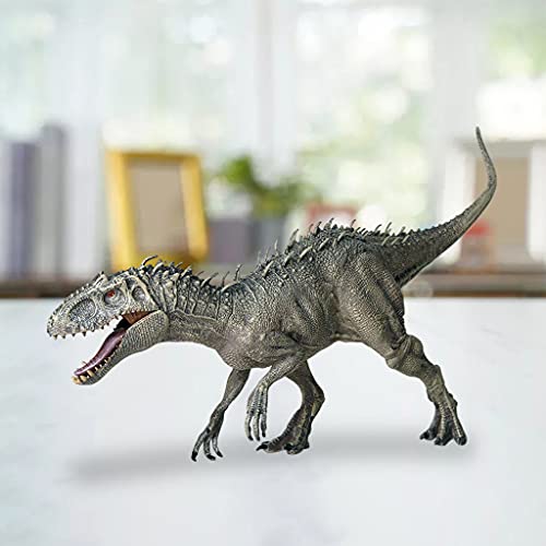 sharprepublic Tyrannosaurus Rex, Niños Jurásico Tyrannosaur Rex Figuras de Acción Boca Móvil, Dinosaurio Animales Modelo, Niños Juguete Regalo - Un Indominus Rex