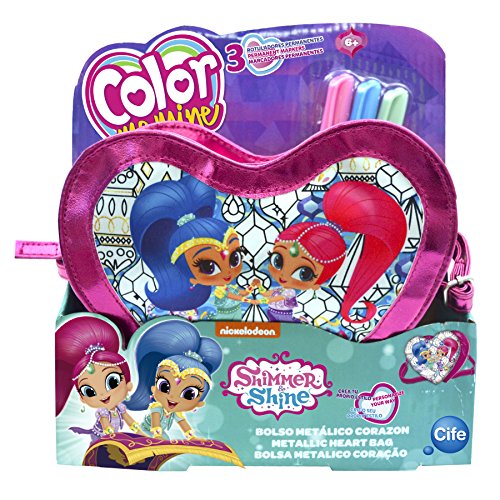 Shimmer and Shine - CMM Bolso corazón metálico (Cife Spain 41033)