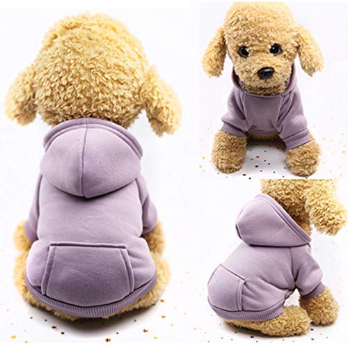 SHIYONG Ropa para Perros Perros pequeños, Ropa Abrigada para Perros, Abrigo para Cachorros, Ropa para Mascotas, Sudaderas con Capucha Grandes para Perros