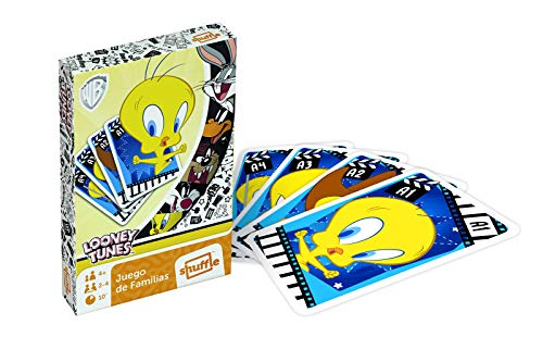 Shuffle Fun Looney Tunes Juego de Cartas, Multicolor (Cartamundi 108484994)