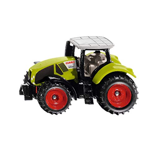 siku 1030, Tractor Claas Axion 950, Metal/Plástico, Verde, Incl. enganche para remolque, Ruedas con neumáticos de goma