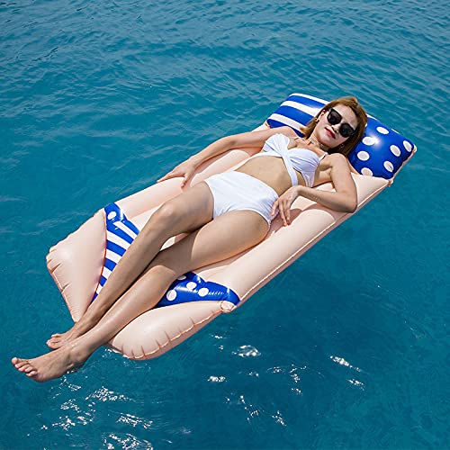 Sillones de piscina para adultos, hamacas de bikini inflables, juguetes de playa para la piscina, flotadores de piscina inflables para niños, sillones de ocio inflables para adultos