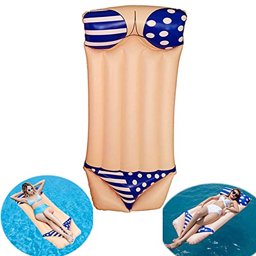 Sillones de piscina para adultos, hamacas de bikini inflables, juguetes de playa para la piscina, flotadores de piscina inflables para niños, sillones de ocio inflables para adultos