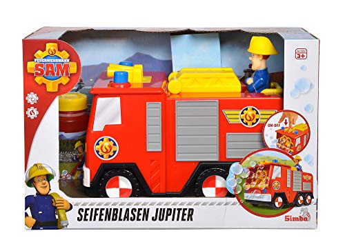 Simba Jupiter 109252294 - Burbujas de jabón (120 ml, 20 cm), diseño del Bombero Sam