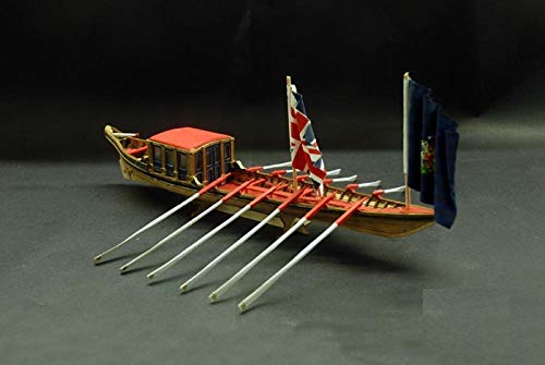 SIourso Maquetas De Barcos Kits De Modelo De Barco British Royal Navy Modelo HMS Barge 1832 1/48 Kit De Ensamblaje De Barco De Madera Británico