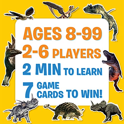 Skillmatics Adivina en 10 Dinosaurios mortales | Juego de Cartas de Preguntas Inteligentes | Super Divertido para Viajes y Noche de Juegos en Familia | Regalos para Edades de 8 a 99