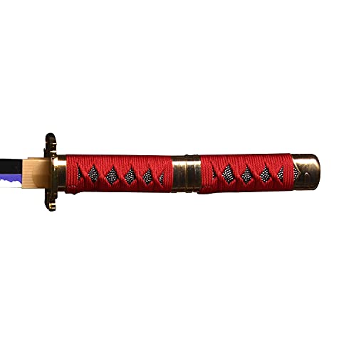 Skyward Blade Espada de madera Roronoa Zoro Katana, Anime Original Textura japonesa Samurai Spada, Kitetsu Katana para colección Cosplay 40 pulgadas