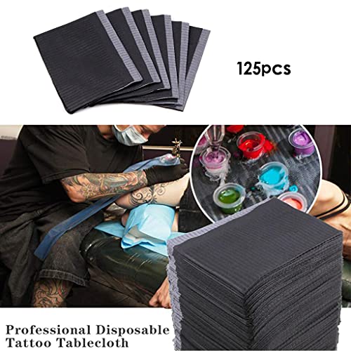 SM SunniMix 250pcs Disposable Tattoo Table Covers Napkins Clean Pad for Salon SPA