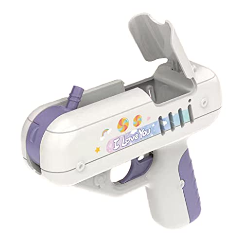 SM SunniMix 3X Creative Lollipop Gun Candy Gun Sugar Sweet Toys para Niños Niñas Púrpura