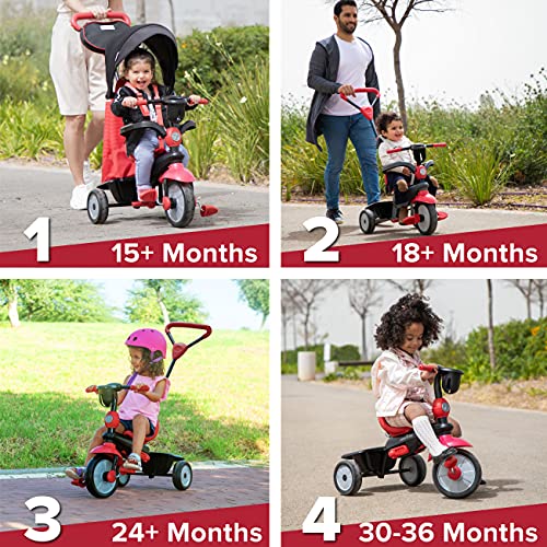 smarTrike 4 en 1 Triciclo bebé (Red)