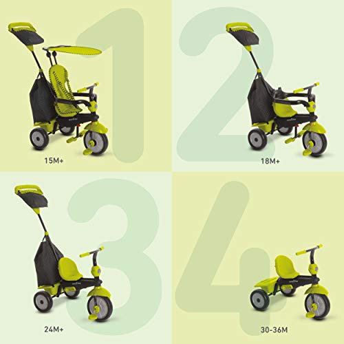 smarTrike Glow - Triciclo para bebé, 4 en 1, Verde