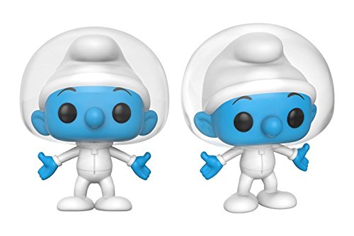 Smurfs-Funko Pop Astro Figura de Vinilo Hefty Smurf, Multicolor 20123