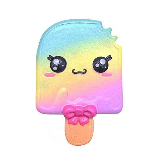 Snner Juguetes Squishy de Juguete Squishy de Helado Lindo Creativo, Juguete de Rebote Lento, Juguete de Alivio de estrés de Juguete de Juguete de Juguete de Raya Lenta y Divertidos para niños Adultos