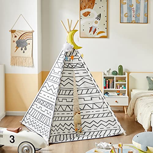 SoBuy OSS03-A03 Tienda de campaña infantil, Tienda tipi - Tienda de campaña interior para niños con 1 puerta 120 x 115 x 158 cm ES