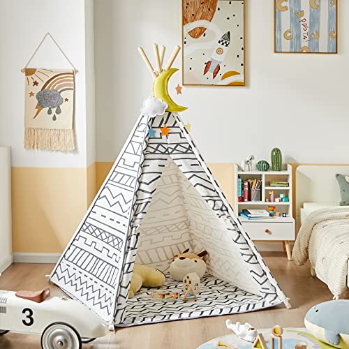 SoBuy OSS03-A03 Tienda de campaña infantil, Tienda tipi - Tienda de campaña interior para niños con 1 puerta 120 x 115 x 158 cm ES