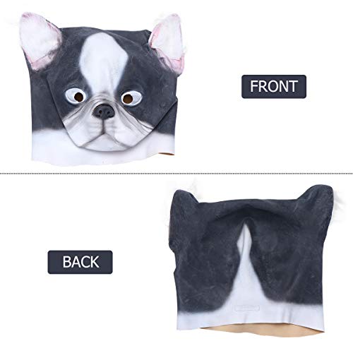 SOIMISS Halloween Cosplay Cabeza de Gato Máscara de diseño Simulación Divertida Máscara de Carnaval Gato Cubierta Disfraz Prop para Fiesta de Maquillaje de Disfraces