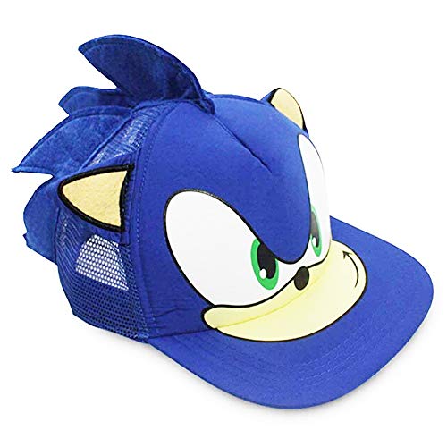 Sonic the Hedgehog Anime Series Cosplay Gorra de béisbol ajustable Fiesta en la playa Concierto Gorra protectora solar