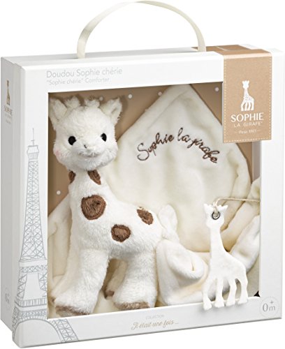 SOPHIE LA GIRAFE 850734.0 - Doudou Peluche Chérie, Multicolor