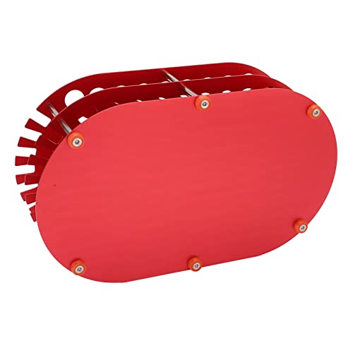 Soporte del Organizador del Destornillador, Soporte Flexible del Organizador de Escritorio de 42 Ranuras para el Hardware(R783R Rojo)