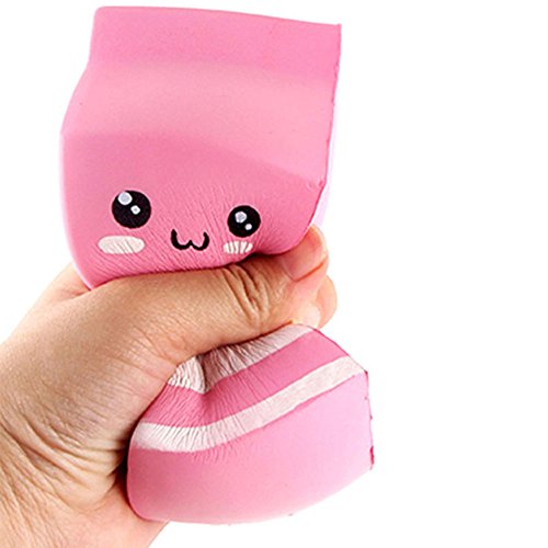 Squishy caja de leche de juguete para aliviar el estrés de aumento lento, súper suave, juguete para apretar, colección Jumbo de Kawaii, juguetes lindos para amigos, para niños, niñas, niños y adultos