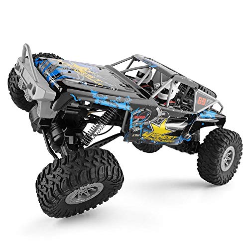 SSBH 4WD suspendió el doble puente recto que sube el vehículo fuera de la carretera, 1/10 Modelo de control remoto eléctrico de alta velocidad, adulto y niño RC Hobby Car, Terreno Anti-caída y anti-co