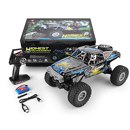 SSBH 4WD suspendió el doble puente recto que sube el vehículo fuera de la carretera, 1/10 Modelo de control remoto eléctrico de alta velocidad, adulto y niño RC Hobby Car, Terreno Anti-caída y anti-co