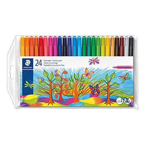 STAEDTLER 325 WP24 ST Noris Club - Juego de rotuladores (24 unidades), varios colores