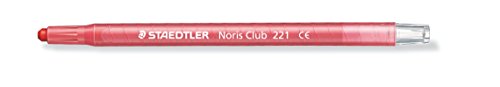 Staedtler Noris Club 221 NWP12, Lápices de cera giratorios, Estuche con 12 ceras de colores surtidos