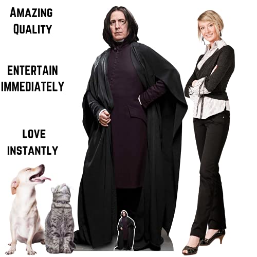 Star Cutouts SC1470 - Figura de Profesor Snape de Harry Potter, Ideal para Hogwarts, Fans de Fiestas mágicas, Altura de 190 cm