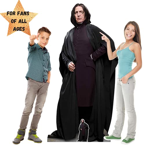 Star Cutouts SC1470 - Figura de Profesor Snape de Harry Potter, Ideal para Hogwarts, Fans de Fiestas mágicas, Altura de 190 cm