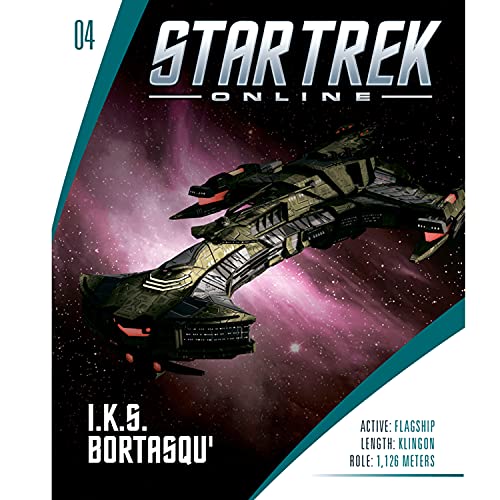 Star Trek - Nave insignia Klingon de clase Bortas'qu - Eaglemoss Collections