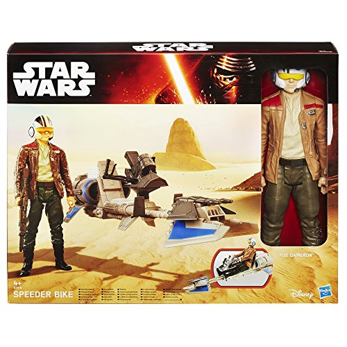 Star Wars - El Despertar de la Fuerza - Playset Speeder Bike, 30cm (B3918)